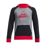 UNDER ARMOUR RIVAL FLEECE SCRIPT CB HD 1379795-001 Black Image 
