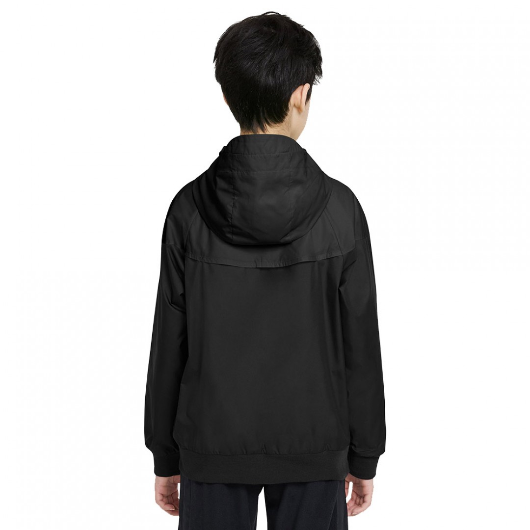NIKE BOYS SPORTSWEAR WINDRUNNER JACKET 850443-011 Μαύρο