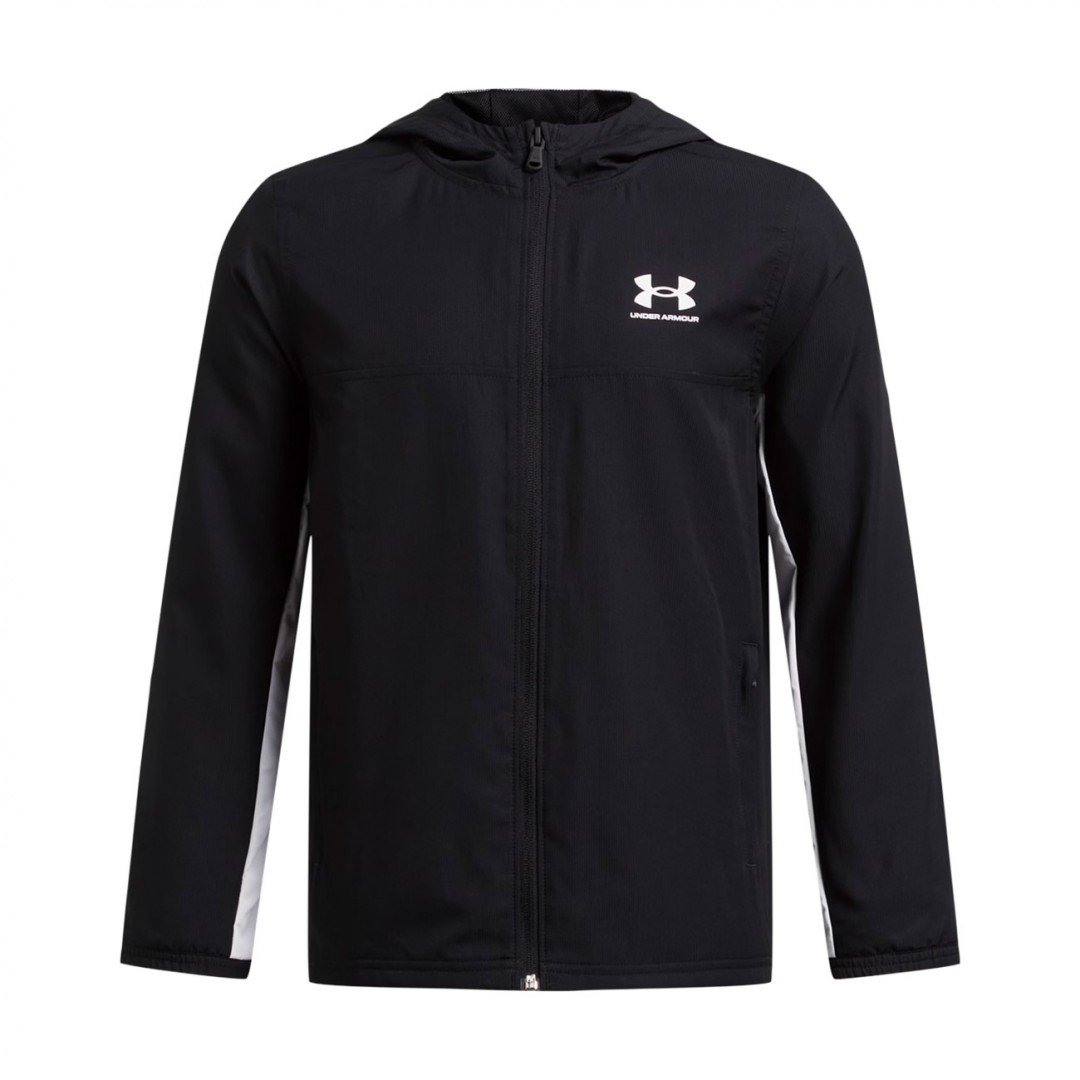 UNDER ARMOUR B RIVAL WVN JACKET 1390154-001 Μαύρο