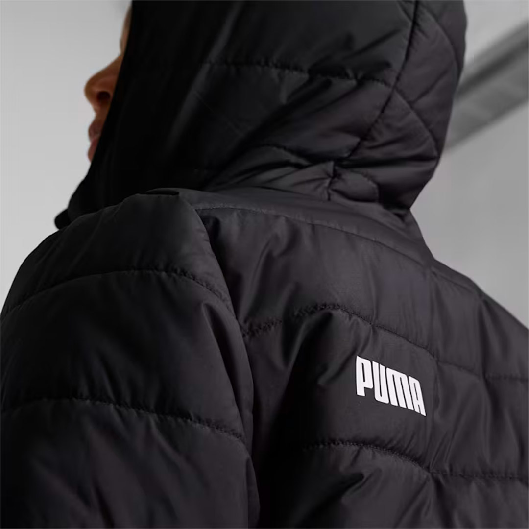 PUMA ESS HOODED PADDED JACKET 670559-01 Μαύρο
