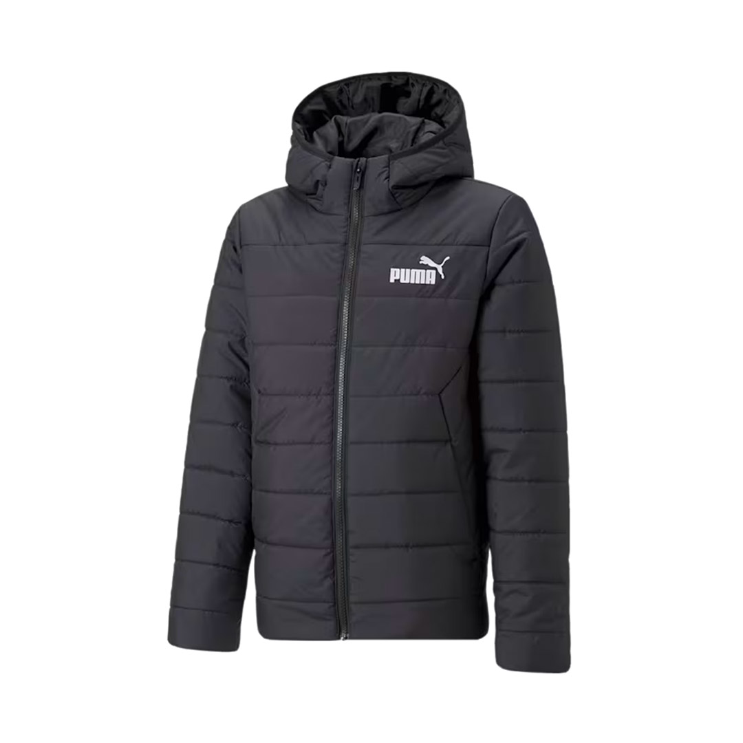 PUMA ESS HOODED PADDED JACKET 670559-01 Μαύρο