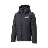 PUMA ESS HOODED PADDED JACKET 670559-01 Μαύρο Εικόνα 4