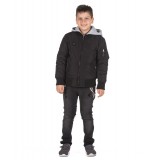DISTRICT75 BOYS' JACKET 219KBJA-637 Μαύρο Εικόνα 2