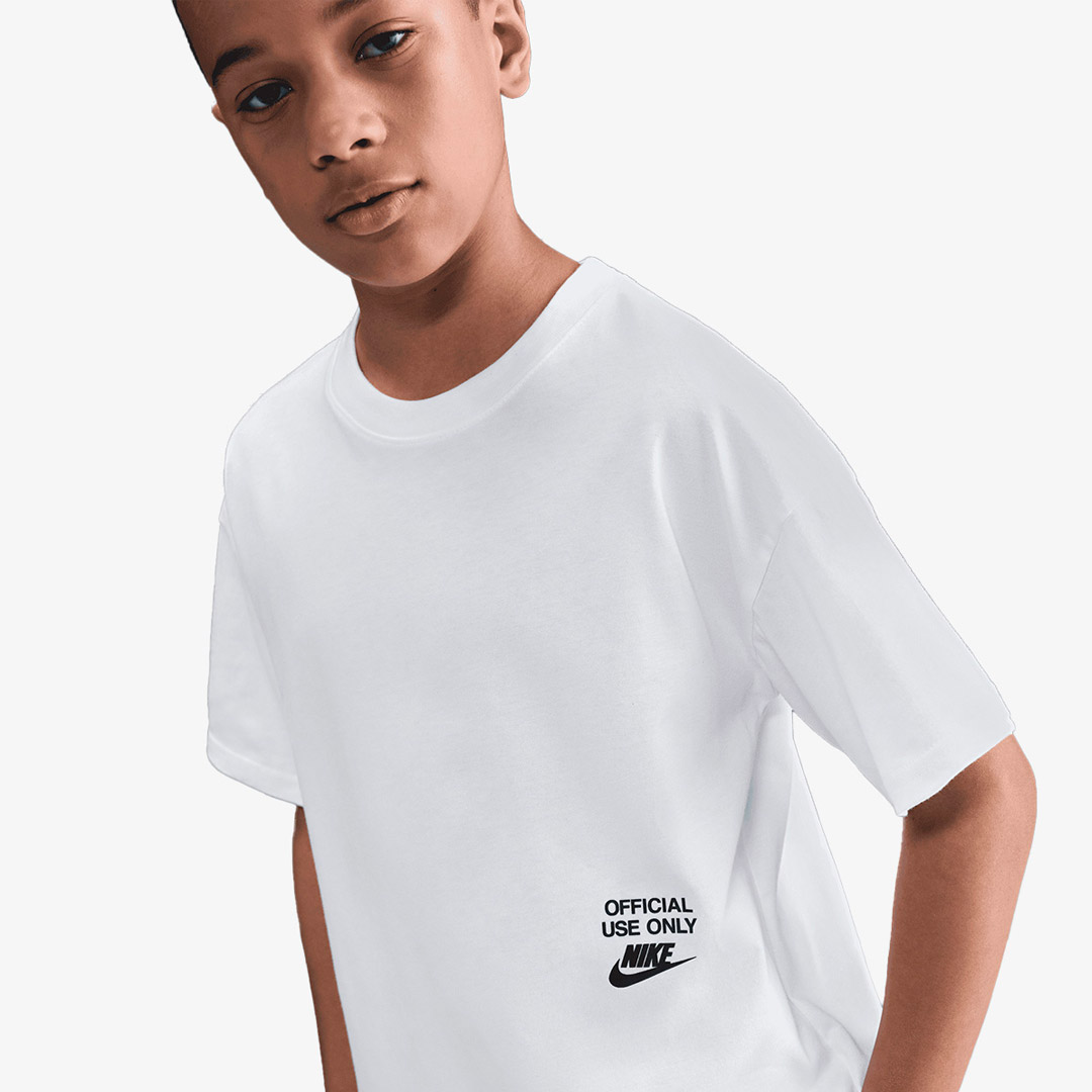 NIKE K NSW TEE REMIX IH6230-100 White