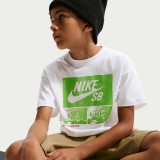NIKE K NK SB TEE M90 HBR II0358-100 White Image 1
