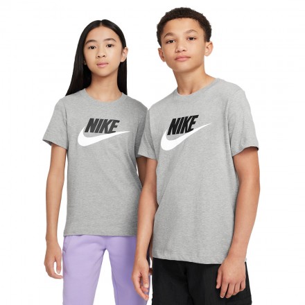 NIKE K NSW TEE FUTURA HBR FZ5178-063 Γκρί