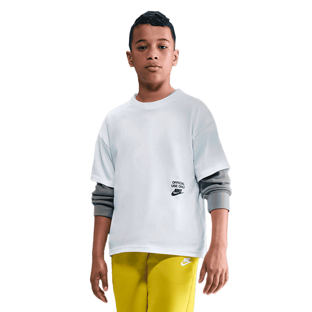 NIKE K NSW TEE REMIX IH6230-100 White