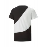 PUMA POWER CAT TEE B 674231-01 White-Black Image 0