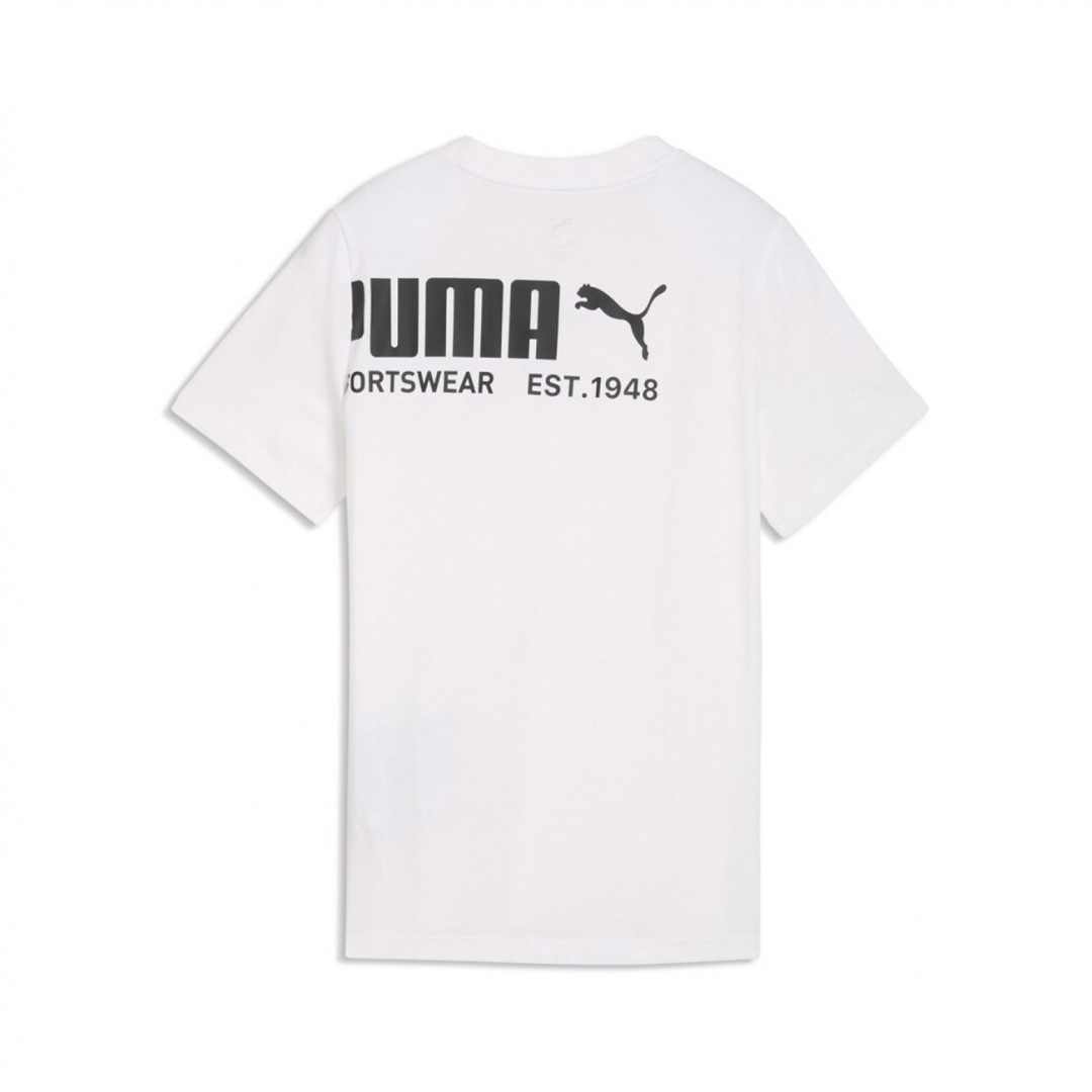 PUMA SPORT GRAPHIC TEE B 692535-02 White