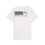 PUMA SPORT GRAPHIC TEE B 692535-02 White Image 0