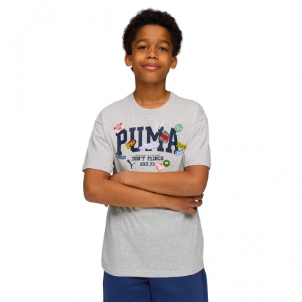 PUMA BASKETBALL HOOPERHOTLINE TEE B 688979-04 Γκρί