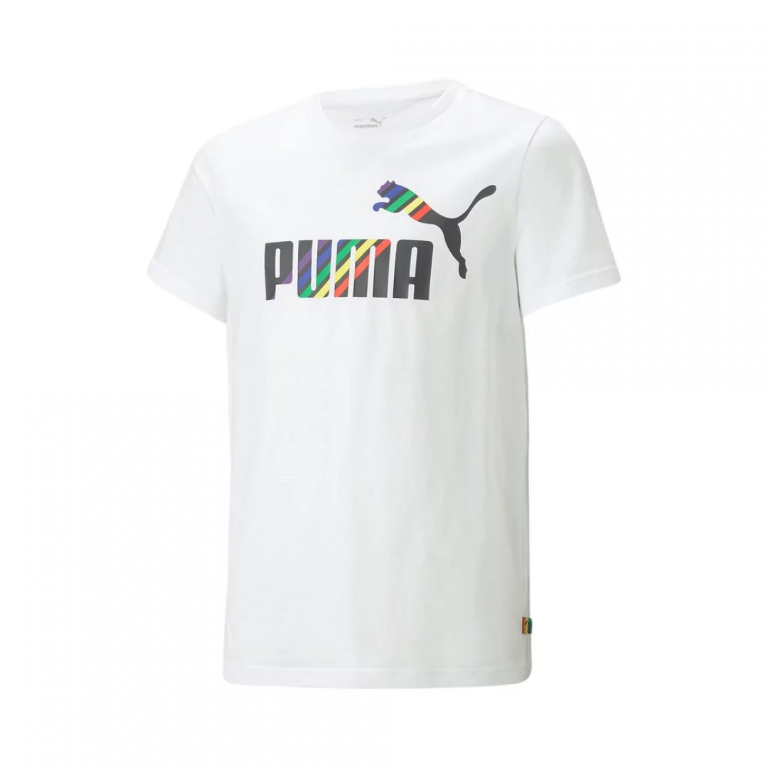 PUMA ESS+  LOVE IS LOVE TEE B 673243-02 White