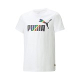 PUMA ESS+  LOVE IS LOVE TEE B 673243-02 White Image 