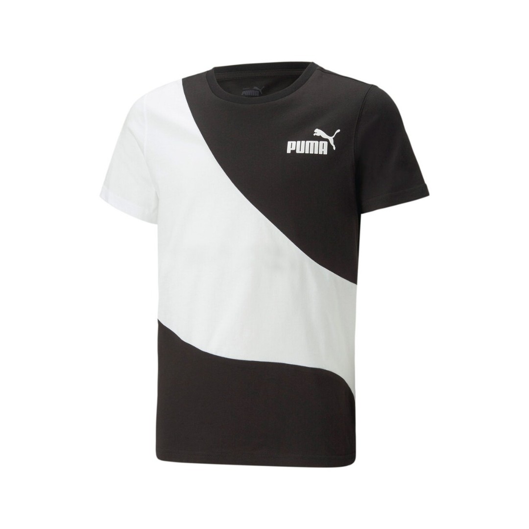 PUMA POWER CAT TEE B 674231-01 White-Black