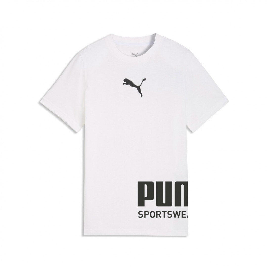 PUMA SPORT GRAPHIC TEE B 692535-02 White