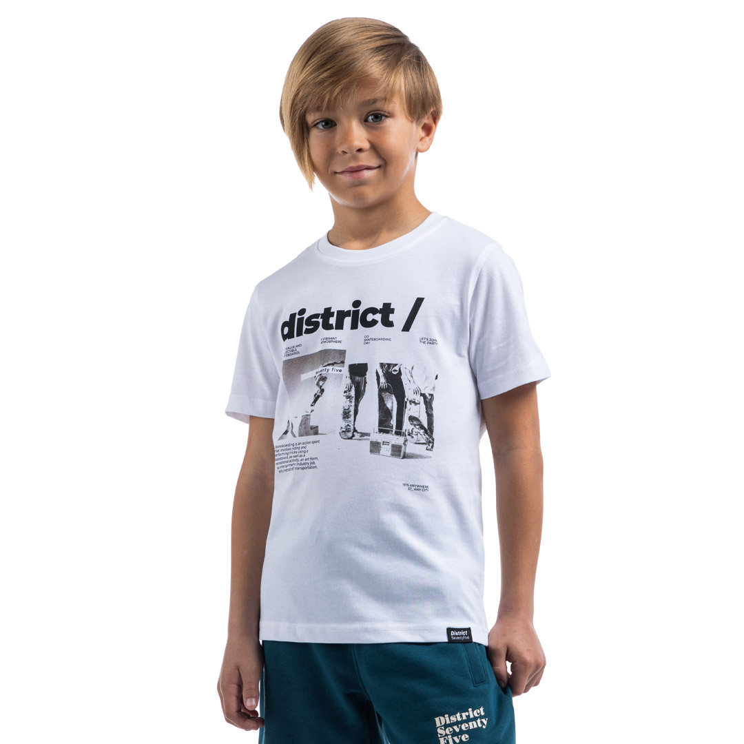 DISTRICT75 125KBSS-379-091 Λευκό