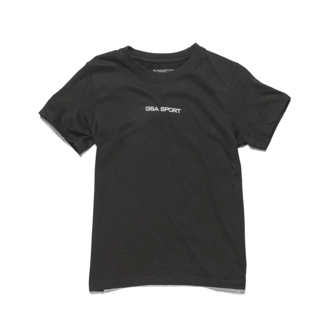 GSA SPORT LOGO T-SHIRT 28-3401-06. CHARCOAL MEL. Ανθρακί