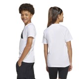adidas sportswear J BL TEE 160 JC9659 White Image 4