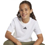 adidas sportswear J SL TEE 160 JC9774 White Image 2