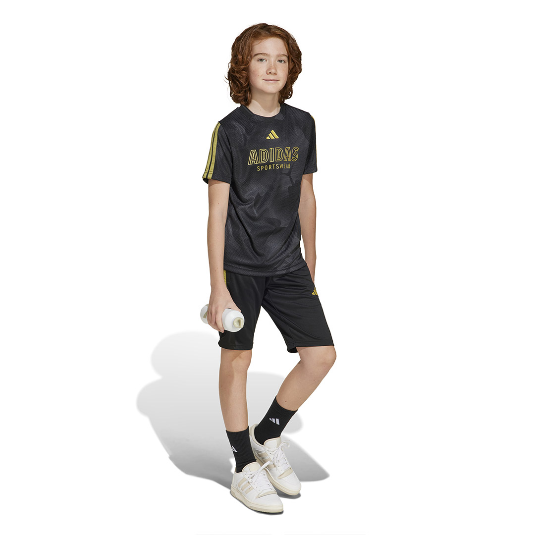 adidas sportswear J HOT COF TEE JI6183 Μαύρο