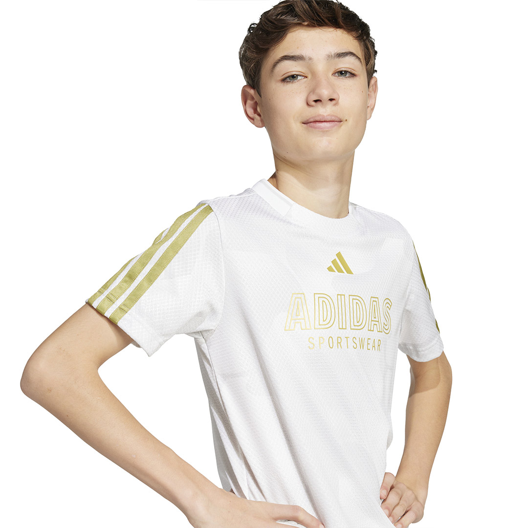 adidas sportswear J HOT COF TEE JD0498 Λευκό