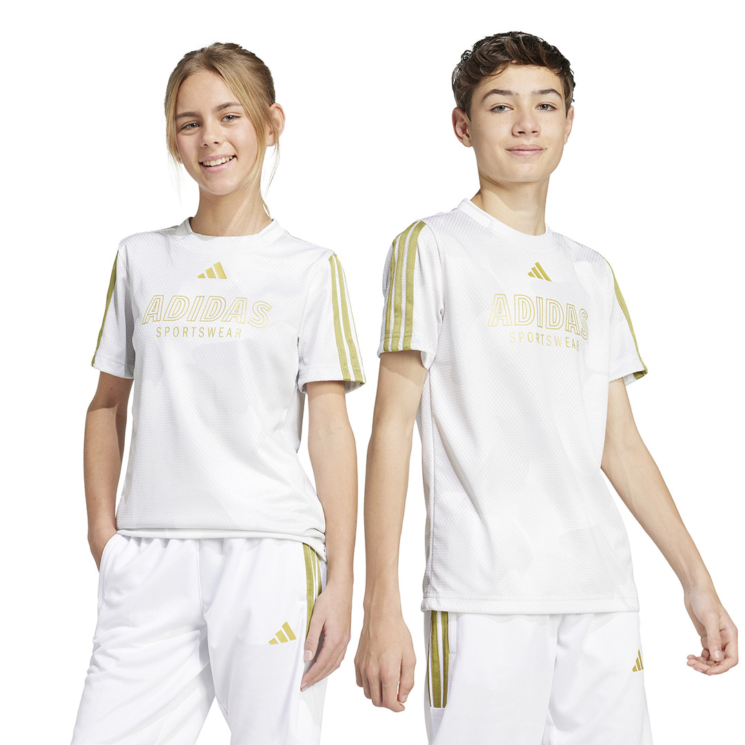 adidas sportswear J HOT COF TEE JD0498 Λευκό