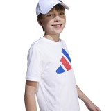 adidas sportswear J BL TEE 160 JY0298 White Image 1