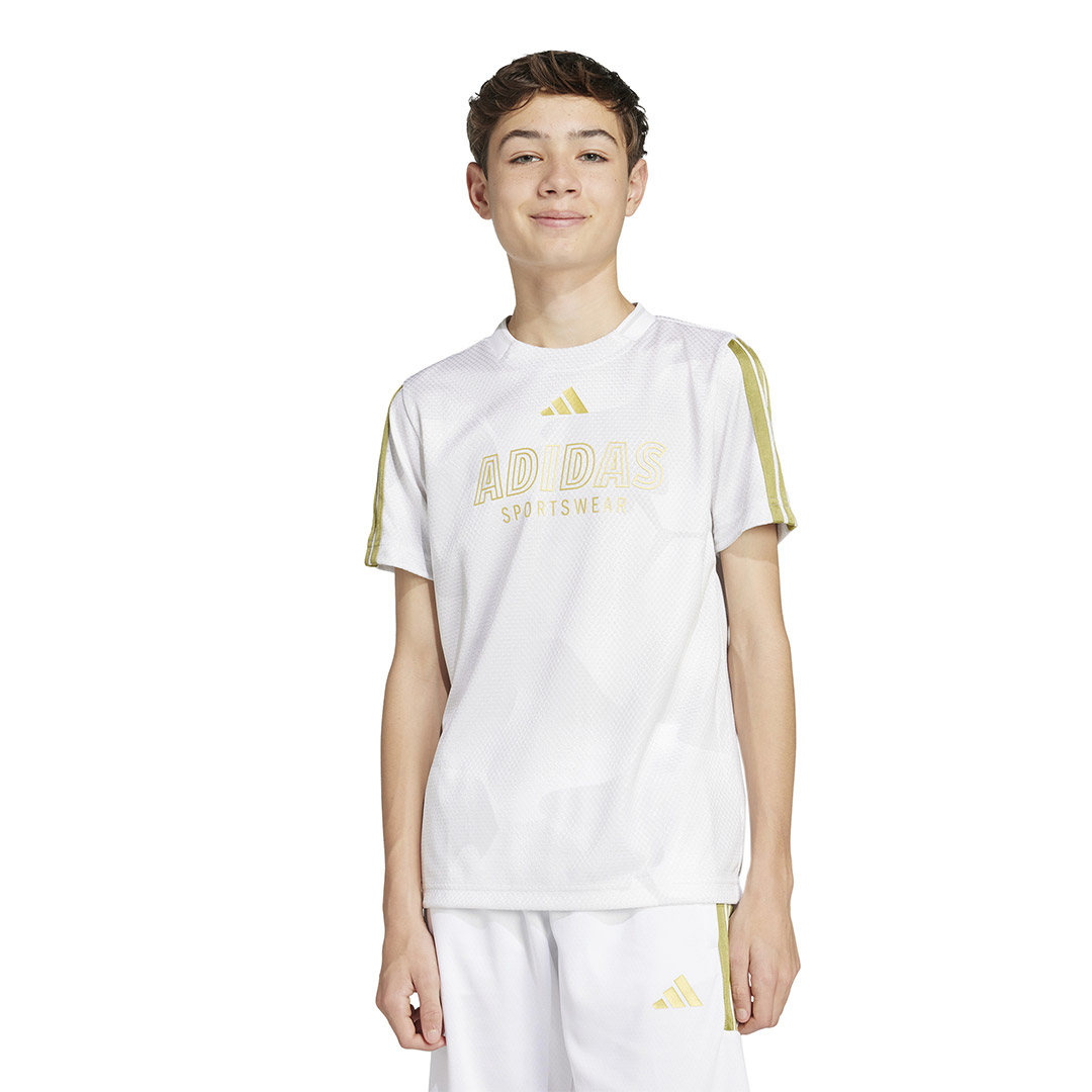 adidas sportswear J HOT COF TEE JD0498 Λευκό