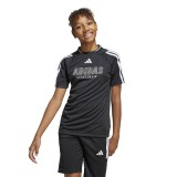 adidas sportswear J HOT TEE JI6178 Black Image 