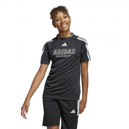 adidas sportswear J HOT TEE JI6178 Μαύρο