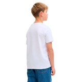 JJ REBEL LOGO TEE SS CREW NECK NOOS JNR 12293537-White White Image 0