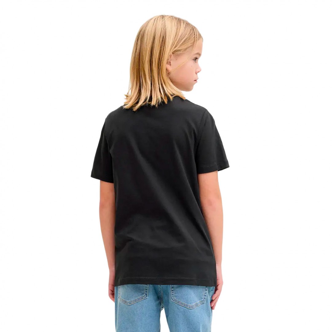 JJ REBEL LOGO TEE SS CREW NECK NOOS JNR 12293537-Black Μαύρο