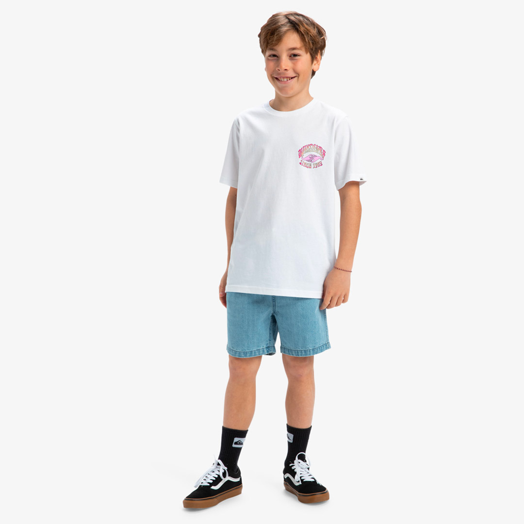 QUIKSILVER EV TIMES UP SS YTH EQBZT04853-WBB0 White