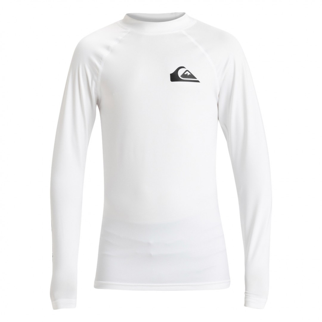 QUIKSILVER EVERYDAY UPF50 LS YOUTH AQBWR03065-WBB0 White