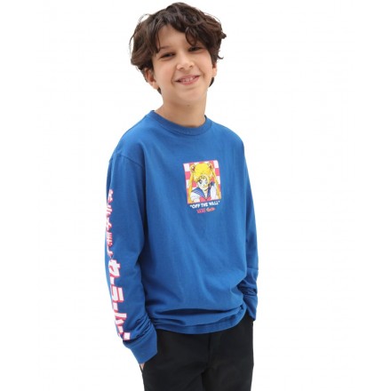 VANS GRAPHIC LS TEE PRGR SAIL VN0000AS7WM-7WM Blue