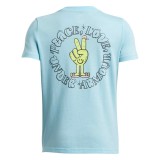 UNDER ARMOUR B PEACE LOVE UA SS 1390009-494 Siel Image 0