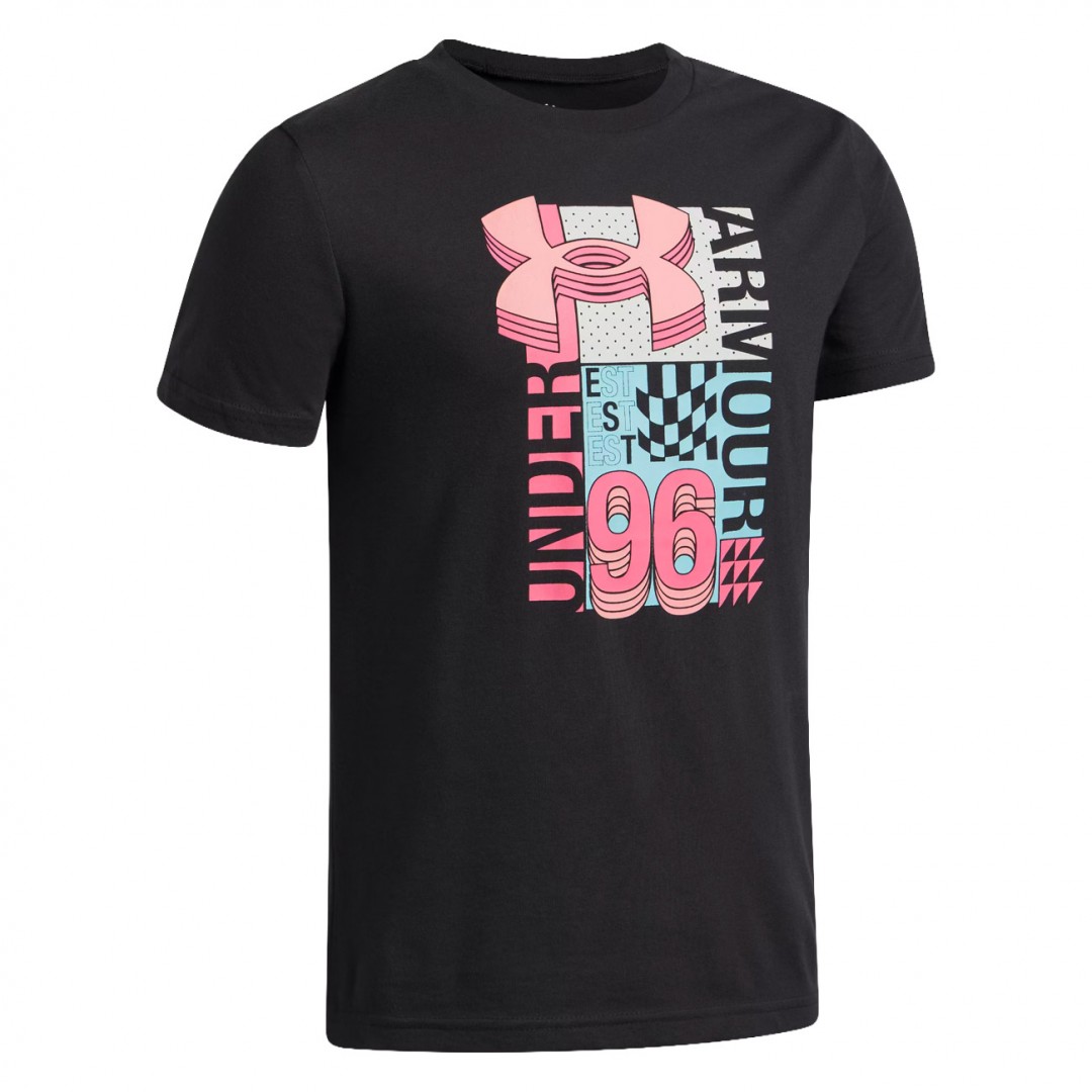 UNDER ARMOUR B LOGO WM COLLAGE SS 6009271-001 Black