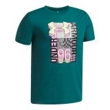 UNDER ARMOUR B LOGO WM COLLAGE SS 6009271-338 Petrol Image 1