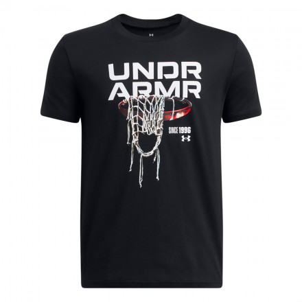 UNDER ARMOUR B HOOPS NET SS 1389991-001 Μαύρο