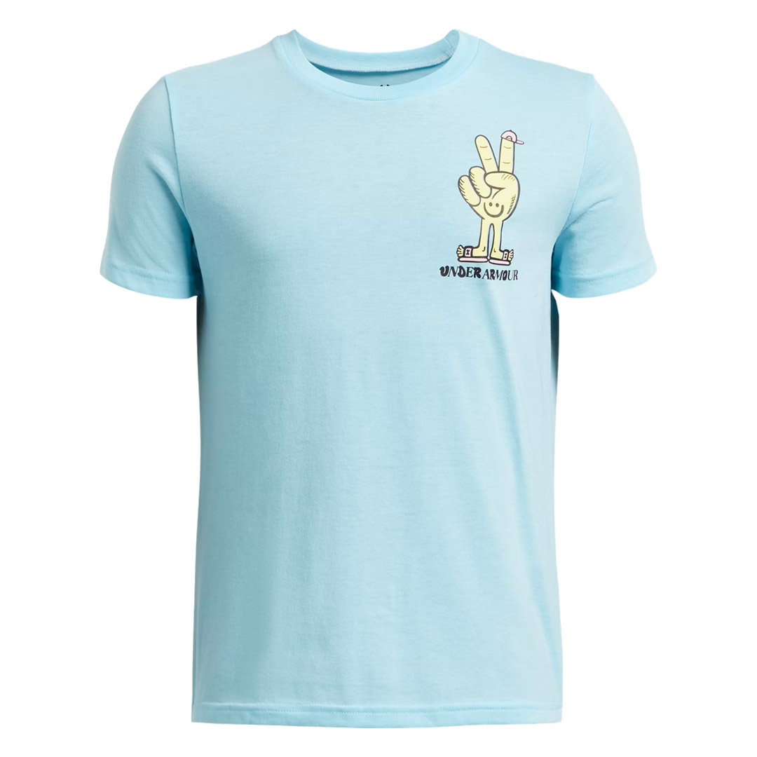 UNDER ARMOUR B PEACE LOVE UA SS 1390009-494 Siel