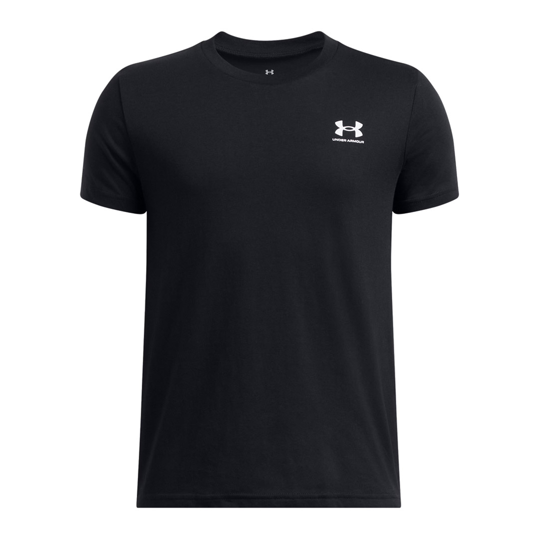UNDER ARMOUR B SPORTSTYLE LC SS 1389962-001 Μαύρο