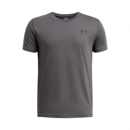 UNDER ARMOUR B SPORTSTYLE LC SS 1389962-012 Ανθρακί