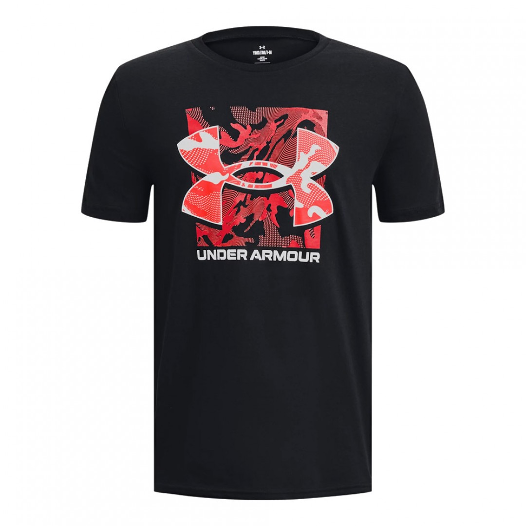 UNDER ARMOUR BOX LOGO CAMO SS 1377317-001 Μαύρο