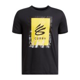 UNDER ARMOUR CURRY TREND TEE 1 1390409-001 Μαύρο Εικόνα 