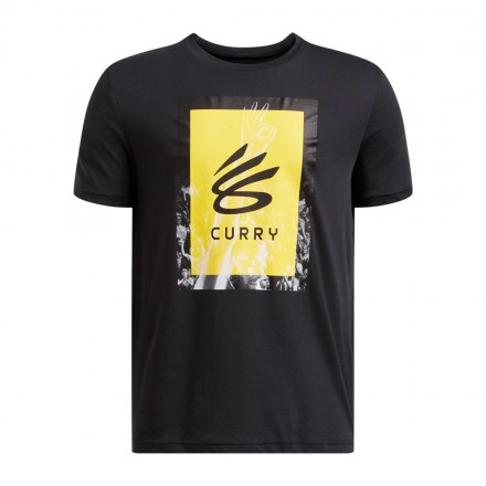 UNDER ARMOUR CURRY TREND TEE 1 1390409-001 Μαύρο