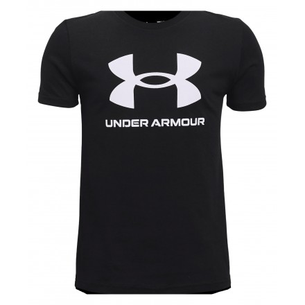 UNDER ARMOUR SPORTSTYLE LOGO SS 1363282-001 Μαύρο