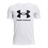 UNDER ARMOUR SPORTSTYLE LOGO SS 1363282-100 Λευκό Εικόνα 
