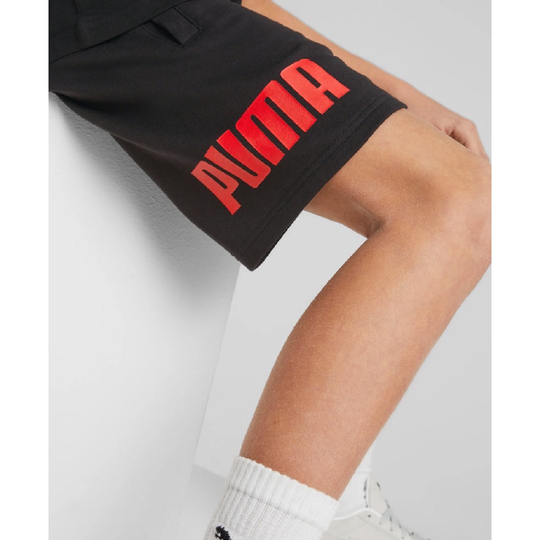PUMA POWER SHORTS TR CL B 673230-01 Μαύρο
