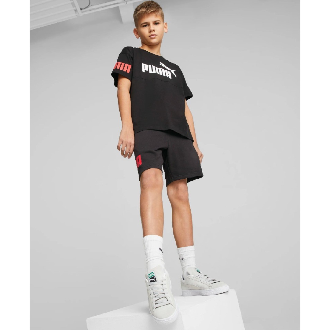 PUMA POWER SHORTS TR CL B 673230-01 Μαύρο