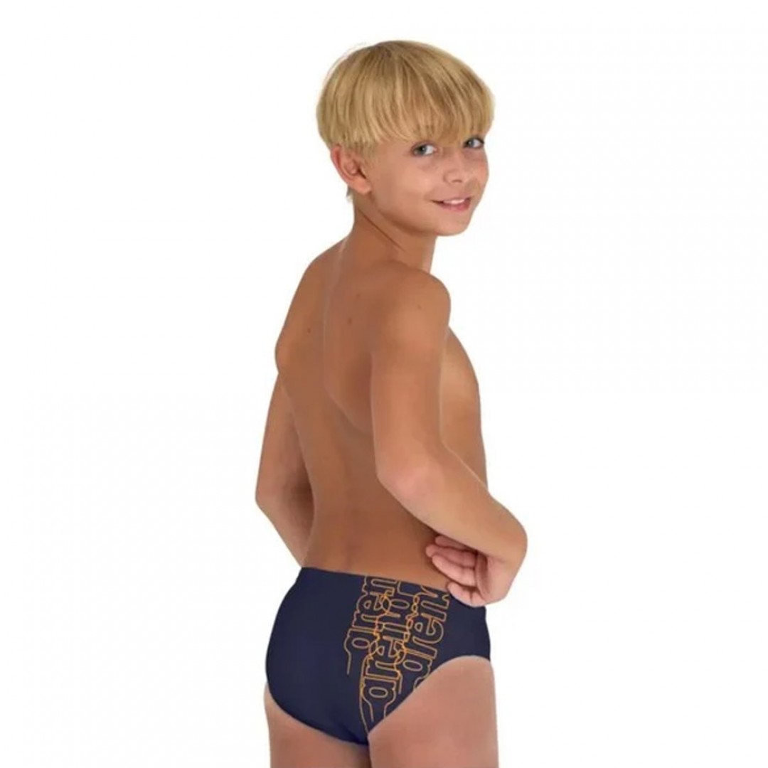ARENA BOY'S SWIM BRIEFS GRAPHIC 005105-730 Blue
